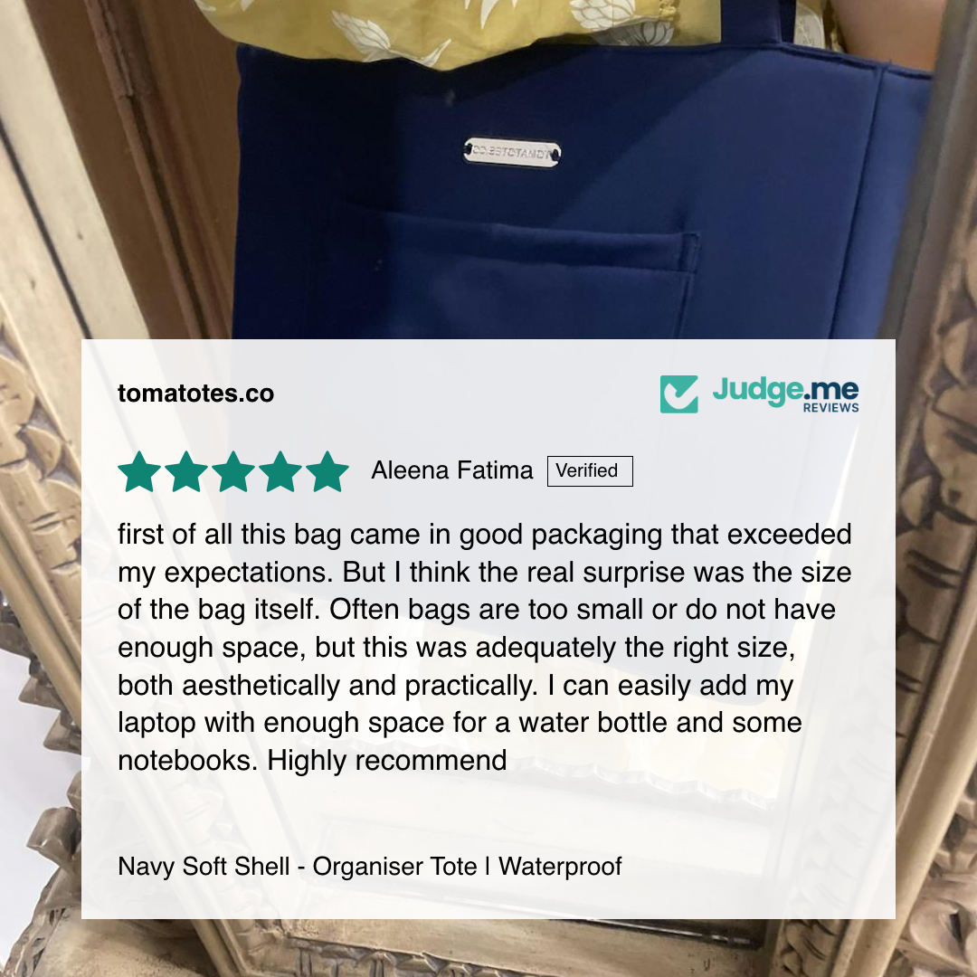 Navy Soft Shell - Organiser Tote | Waterproof